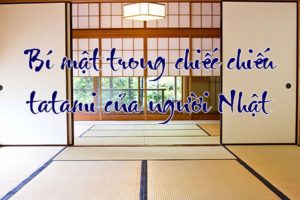 Chiếu Tatami và văn hóa ứng xử trong phòng của người Nhật