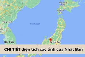 Diện tích Nhật Bản – CHI TIẾT diện tích các tỉnh của Nhật Bản