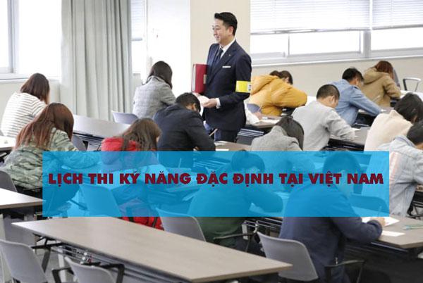 Tình hình tổ chức kỳ thi kỹ năng đặc định ở Việt Nam