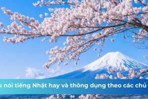 Câu nói tiếng Nhật hay và thông dụng theo các chủ đề