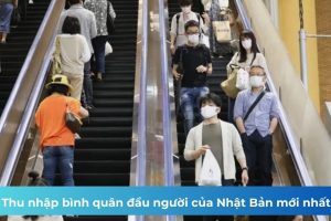 Thu nhập bình quân đầu người của Nhật Bản mới nhất