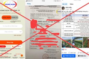 CẢNH BÁO WEBSITE LỪA ĐẢO GIẢ DANH CÔNG TY THANH GIANG