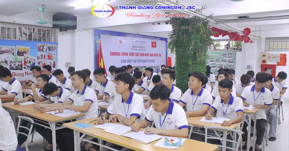 học viên thanh giang xuất khẩu lao động Nhật Bản