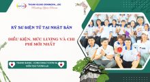 Kỹ sư điện tử tại Nhật Bản – Điều kiện, mức lương và chi phí mới nhất 2026