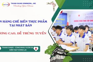 Đơn hàng Chế biến thực phẩm tại Nhật Bản lương cao, dễ trúng tuyển