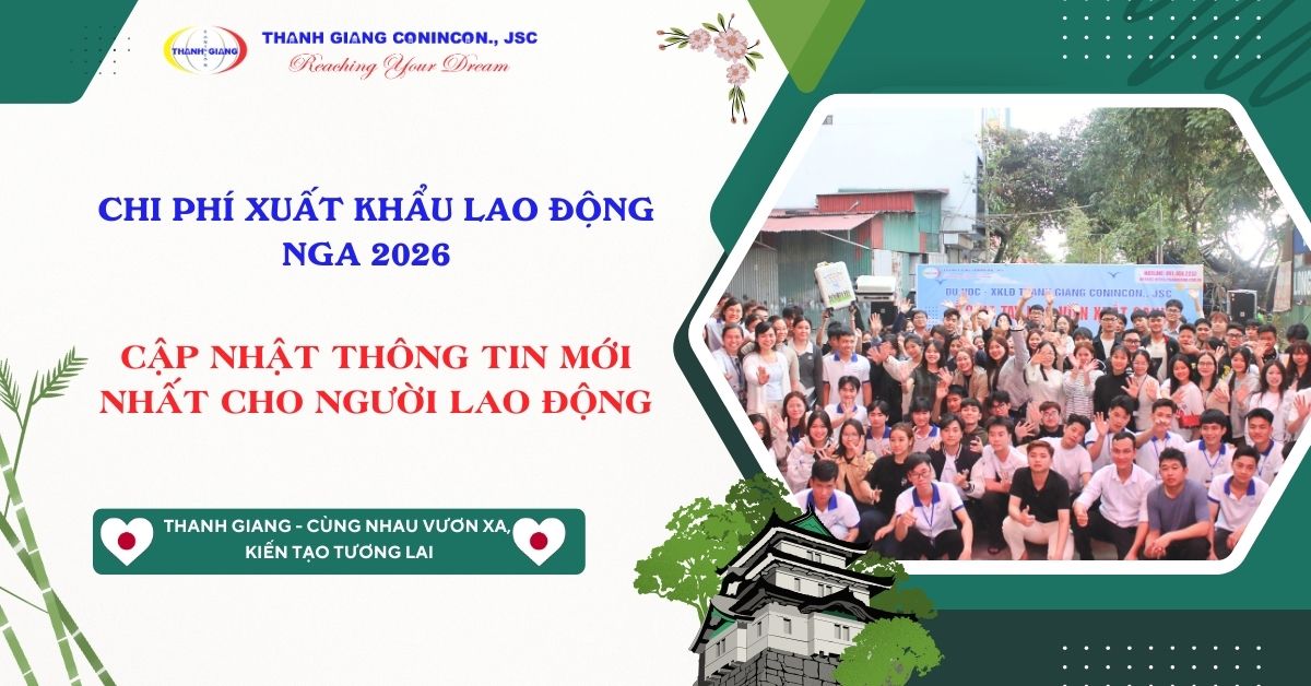 Chi phí xuất khẩu lao động Nga