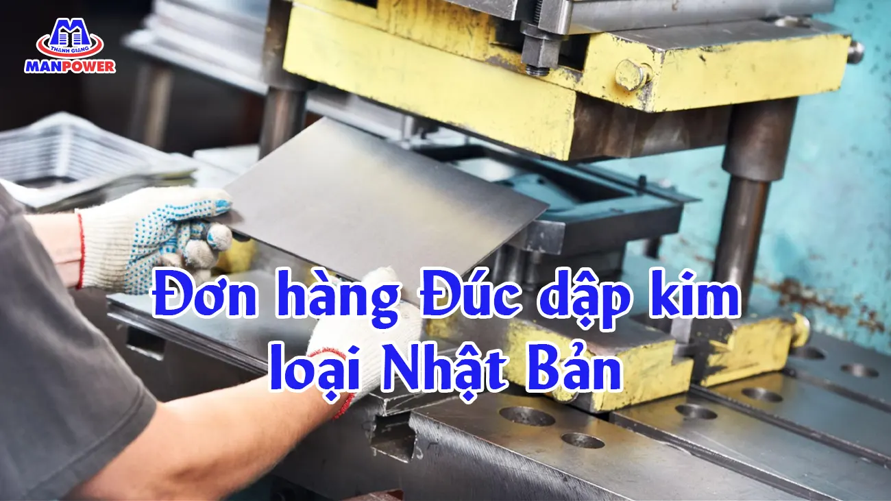 Đơn hàng Đúc dập kim loại Nhật Bản