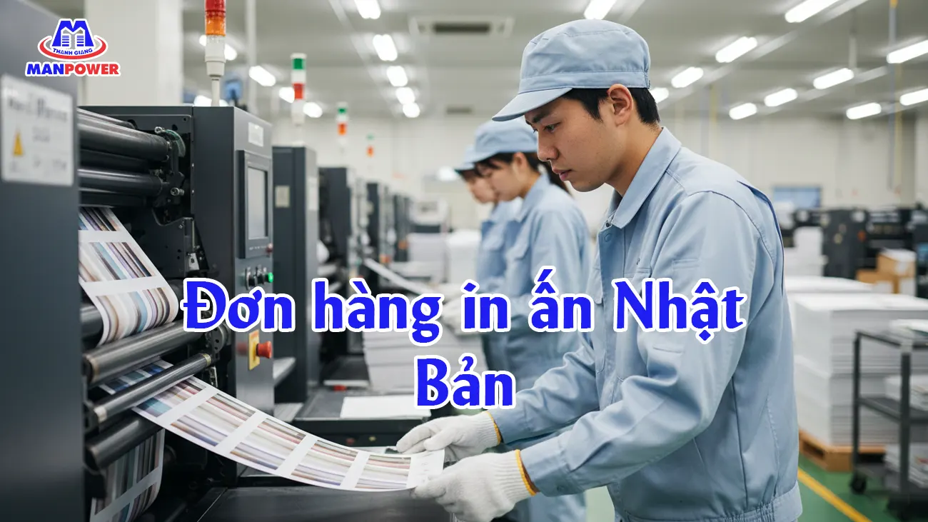 Đơn hàng in ấn Nhật Bản