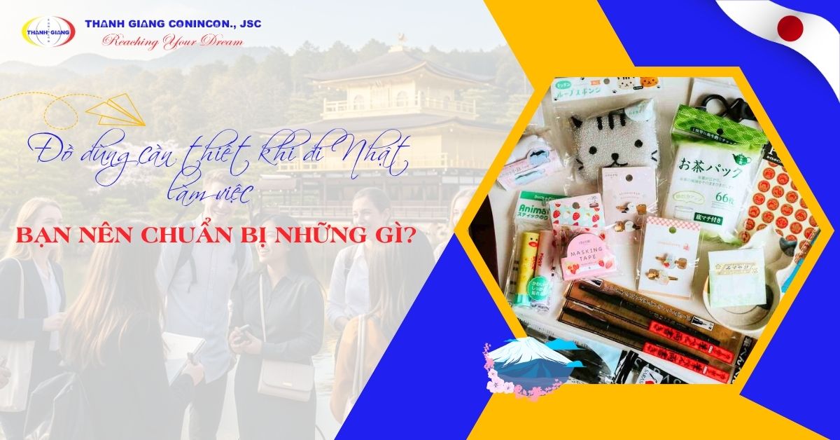 đồ dùng cần thiết khi đi nhật