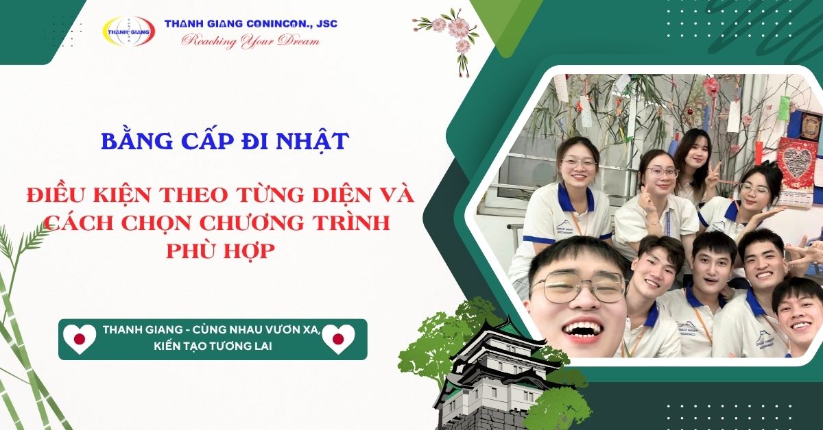 Bằng cấp đi Nhật