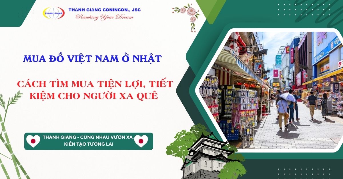 Mua đồ Việt Nam ở Nhật