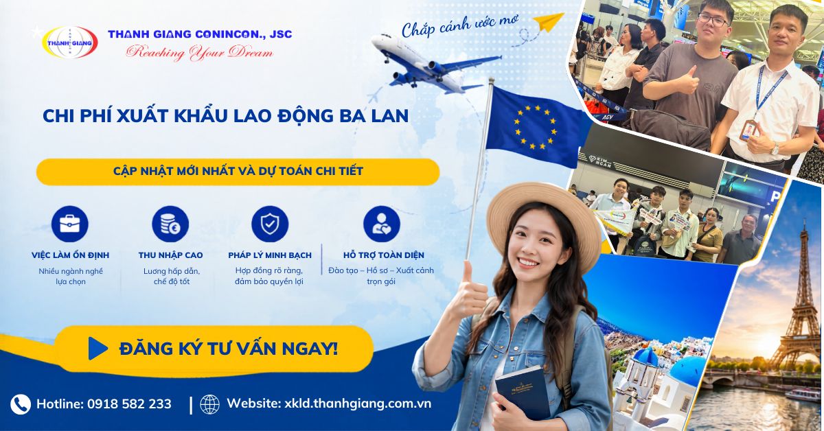 Chi phí Xuất khẩu lao động Ba Lan
