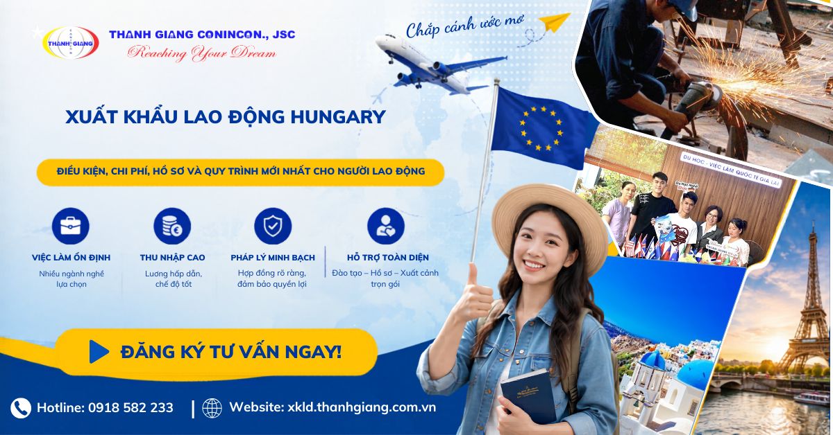 Xuất khẩu lao động Hungary