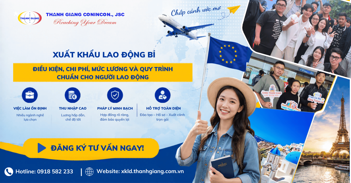 Xuất khẩu lao động Bỉ