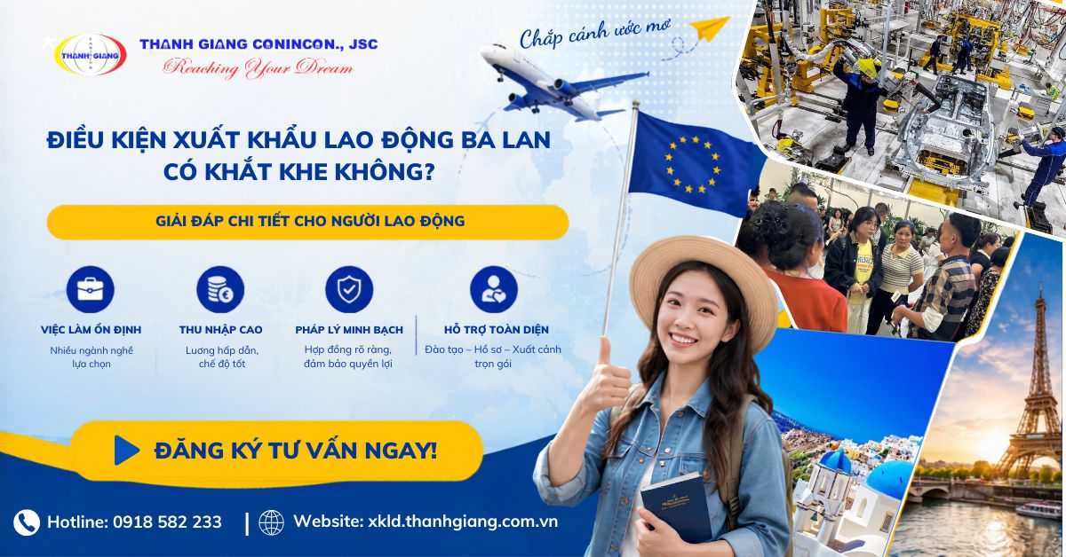 Điều kiện Xuất khẩu lao động Ba Lan
