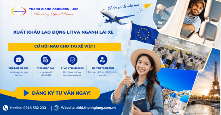 Xuất khẩu lao động Litva ngành cơ khí