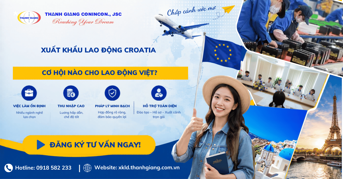 Xuất khẩu lao động Croatia