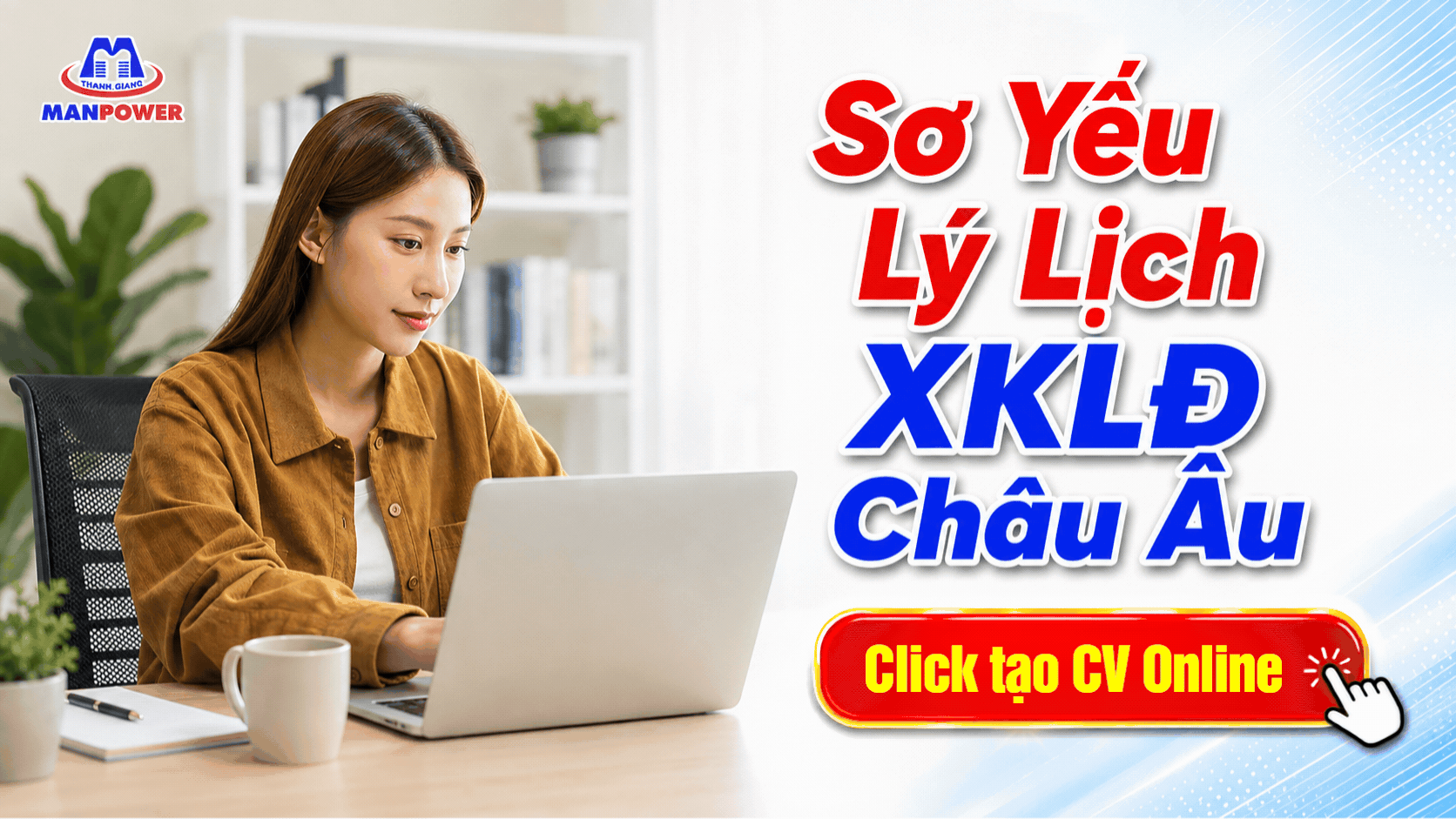 CV XKLĐ Châu Âu (ANH – VIỆT) 1 Click tao CV Online