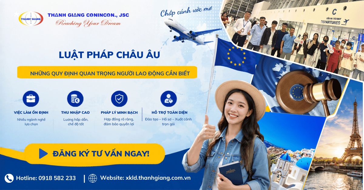 Luật pháp Châu Âu - Những quy định quan trọng người lao động cần biết 1 Luật pháp Châu Âu