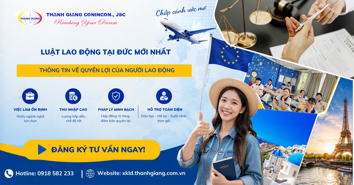 Luật lao động tại Đức mới nhất - Thông tin về quyền lợi của người lao động 1 Luật lao động tại Đức