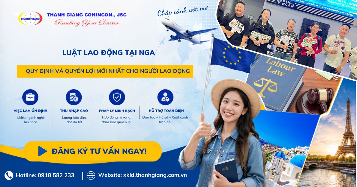 Luật lao động tại Nga - Quy định và quyền lợi mới nhất cho người lao động 1 Luật lao động tại Nga