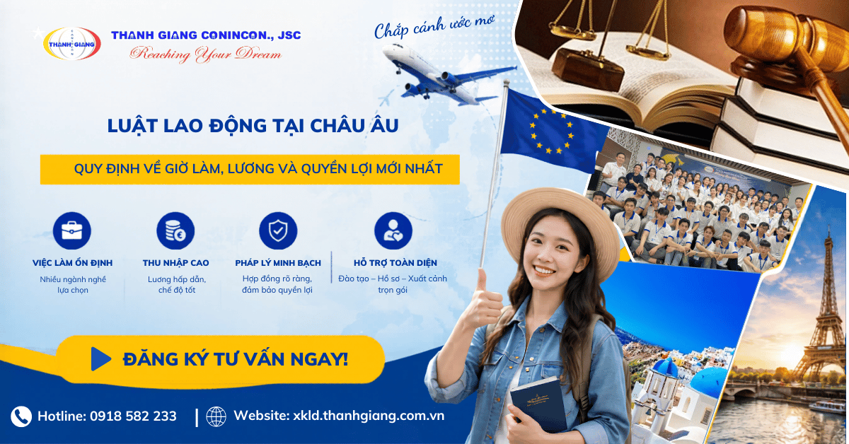 Luật lao động tại Châu Âu - Quy định về giờ làm, lương và quyền lợi mới nhất 1 Luật lao động tại Châu Âu