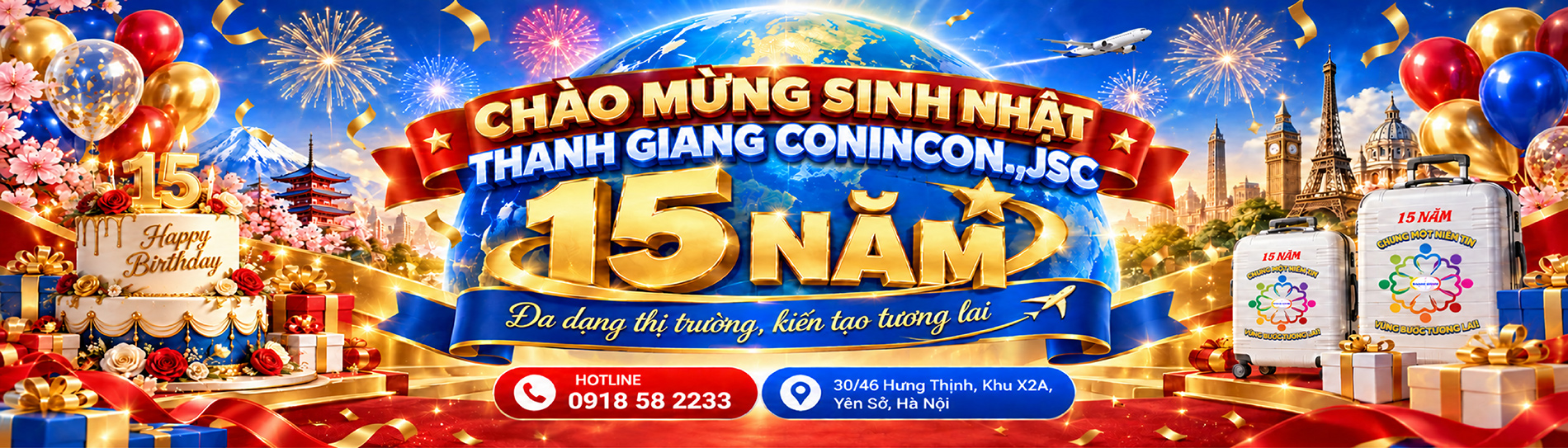 Xuất khẩu lao động Thanh Giang Conincon.,jsc sinh nhật thanh giang