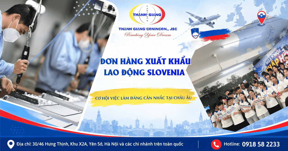 Đơn hàng xuất khẩu lao động Slovenia - Cơ hội việc làm đáng cân nhắc tại Châu Âu 1 Đơn hàng xuất khẩu lao động Slovenia