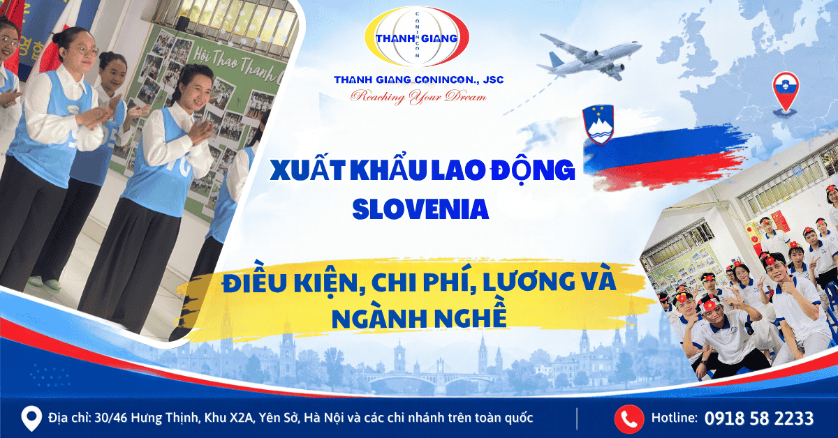 Xuất khẩu lao động Slovenia - Điều Kiện, chi phí, lương và ngành nghề 1 Xuất khẩu lao động Slovenia
