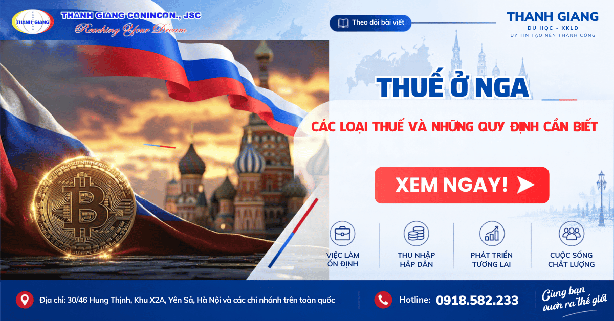 Thuế ở Nga - Các loại thuế và những quy định cần biết 1 Thuế ở Nga