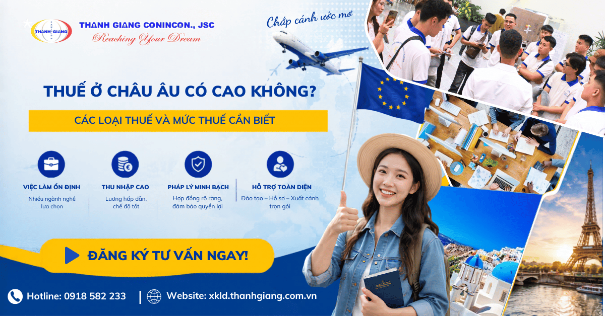 Thuế ở Châu Âu có cao không? Các loại thuế và mức thuế cần biết 1 Thuế ở Châu Âu