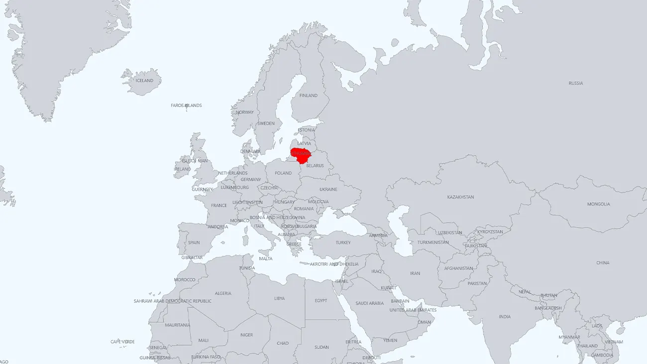 Đất nước Litva - Lithuania là nước nào, ở đâu và có gì đặc biệt? 2 bản đồ litva
