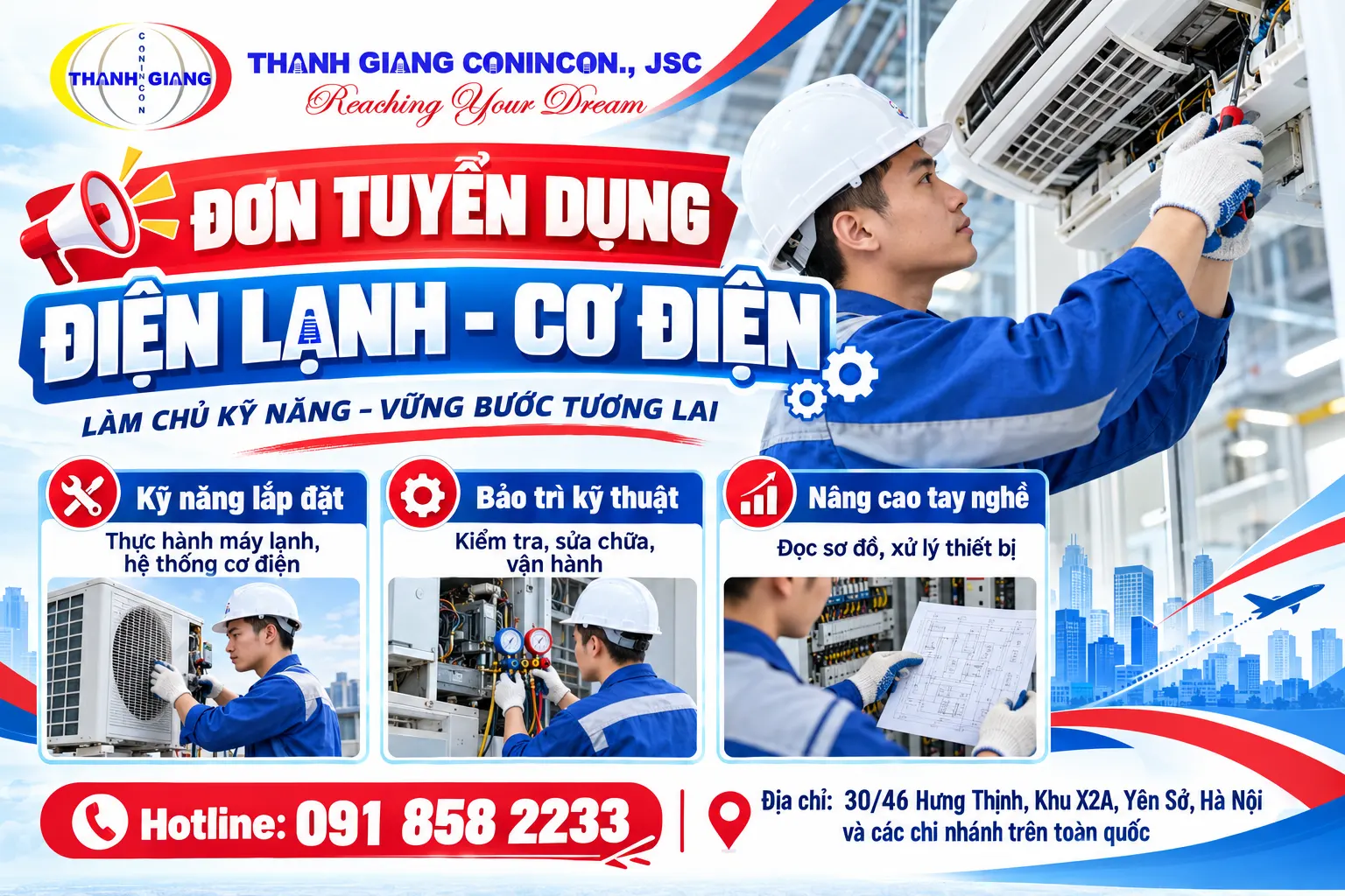 LITTT23-B - Cộng hòa Litva - Thợ lắp đặt hệ thống thông gió và điều hòa không khí 1 điện lạnh cơ điện