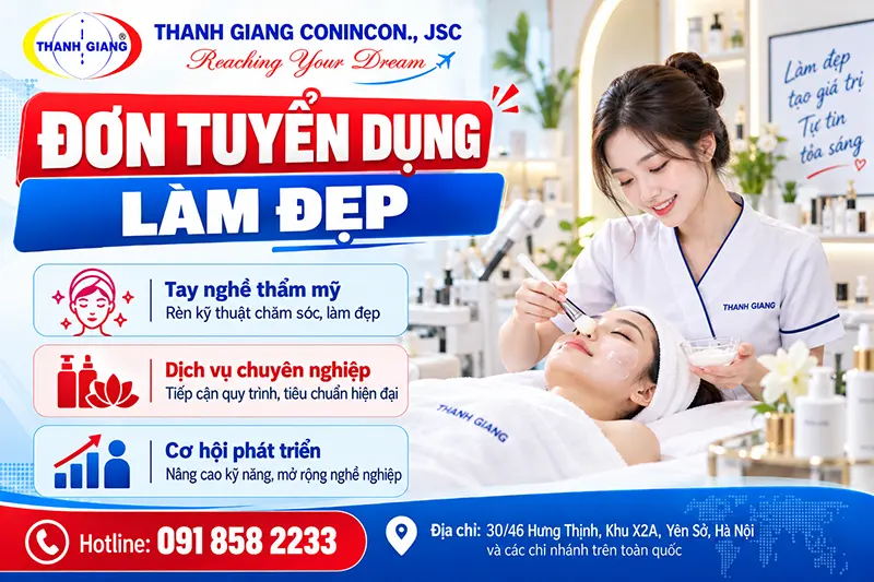 UAETT01 - NHÂN VIÊN LÀM MÓNG - TUYỂN TẠI VIỆT NAM 1 làm đẹp