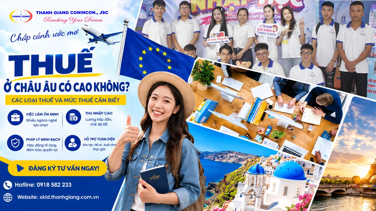 Thuế ở Châu Âu có cao không? Các loại thuế và mức thuế cần biết 1 thuế ở châu âu có cao ko