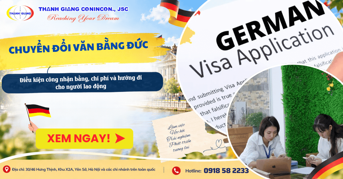 Chuyển đổi văn bằng Đức - Điều kiện công nhận bằng, chi phí và hướng đi cho người lao động 1 Chuyển đổi văn bằng Đức