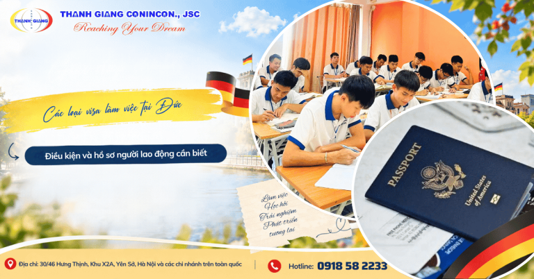 Các loại visa làm việc tại Đức