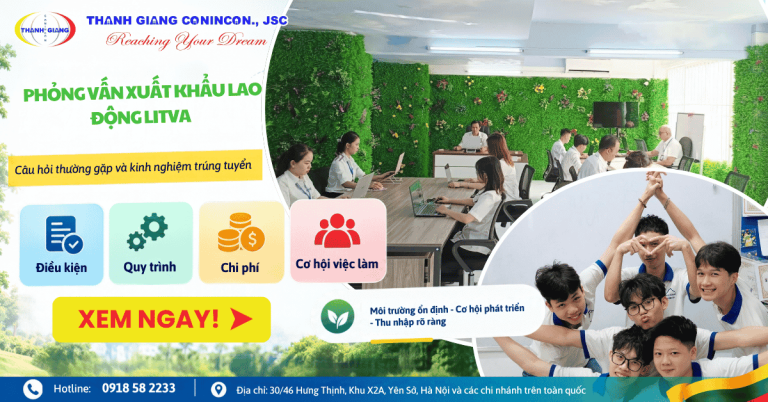 Phỏng vấn xuất khẩu lao động Litva